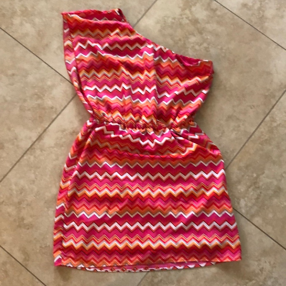 Hot pink dress